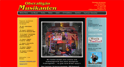 Desktop Screenshot of oberallgaeu-musikanten.de